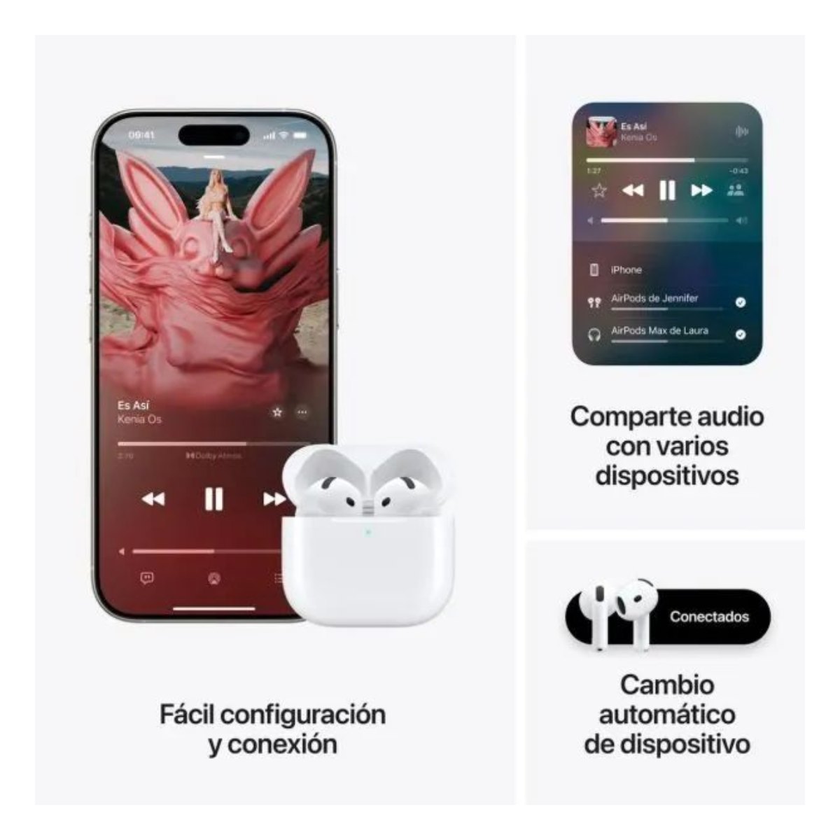 AirPods 4 con Cancelación Activa de Ruido