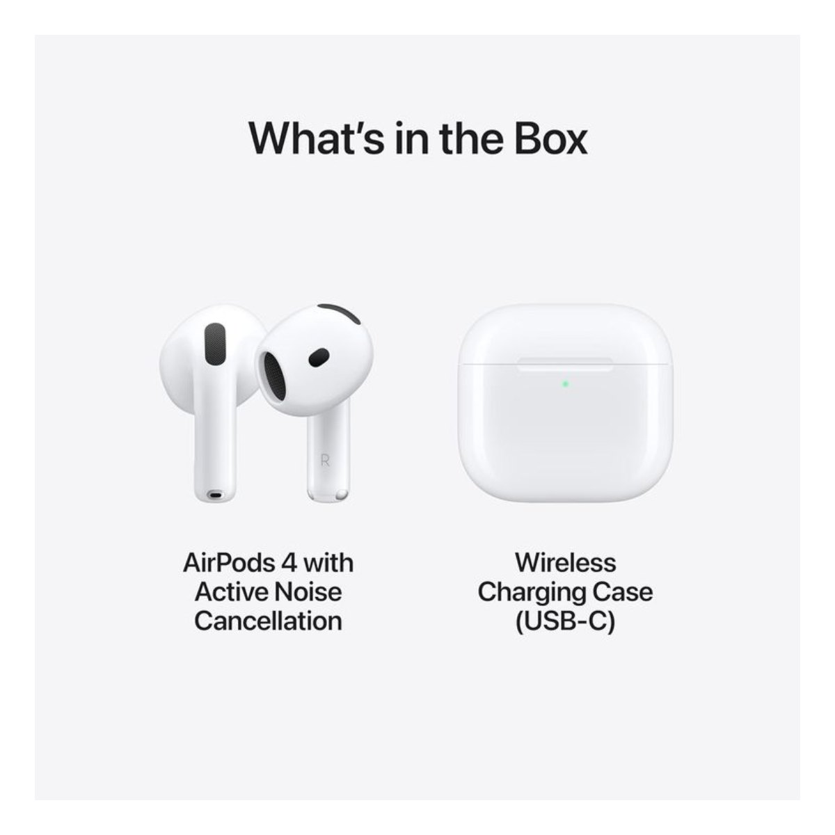 Apple AirPods 4 con cancelación activa de ruido