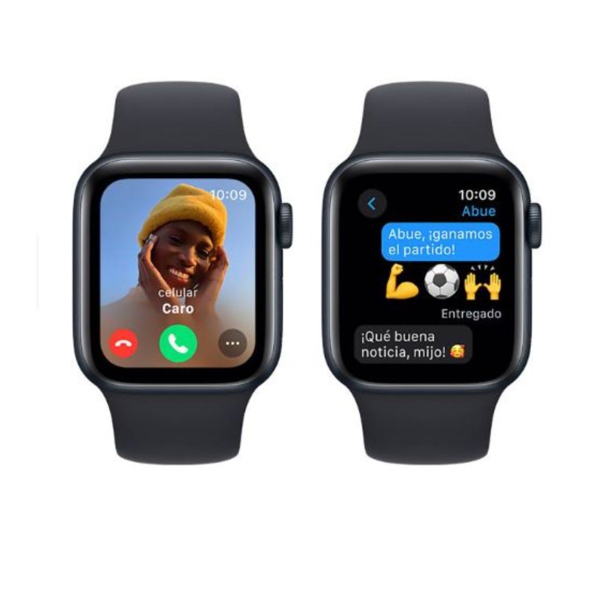 Apple Watch SE 2024 GPS 40mm Midnight Aluminio Sport Band S/M