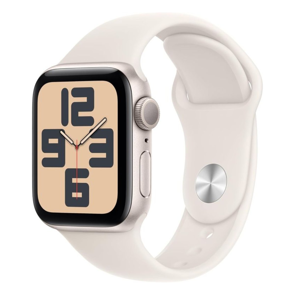 Apple Watch SE 2024 GPS 40mm Starlight Aluminio Sport Band SM
