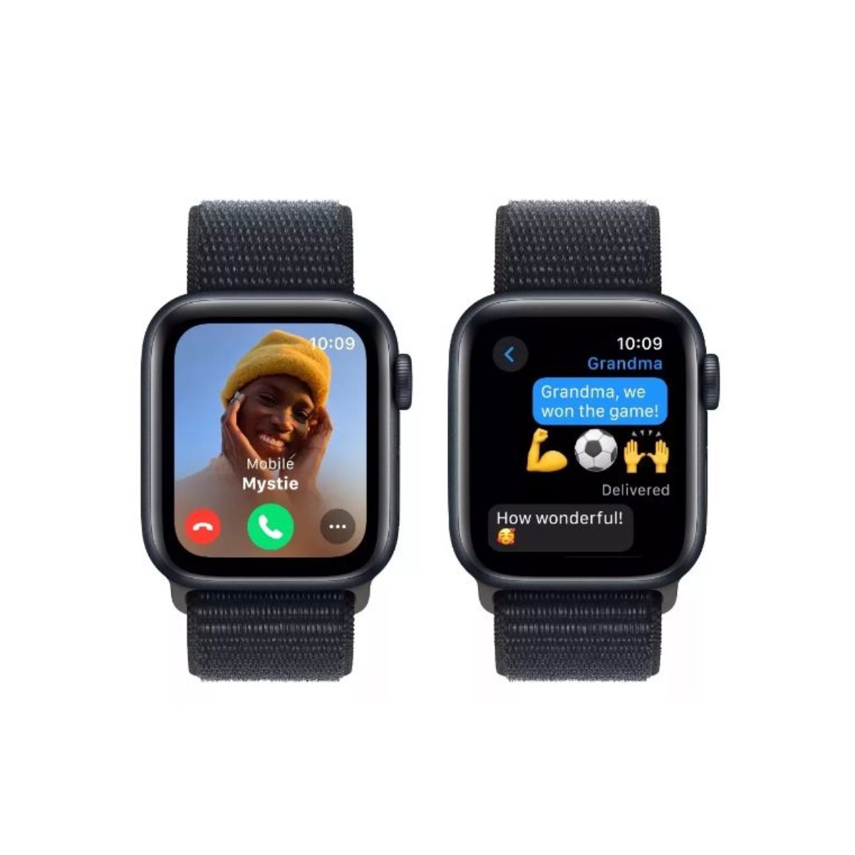 Apple Watch SE 2024 GPS 44mm Midnight Loop Band