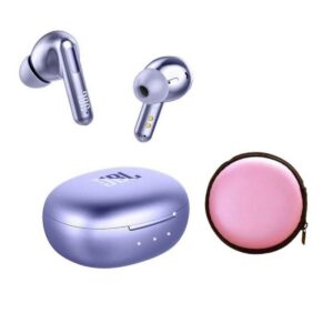 Audífonos Bluetooth JBL T280TWS NC2 - Morado y Estuche