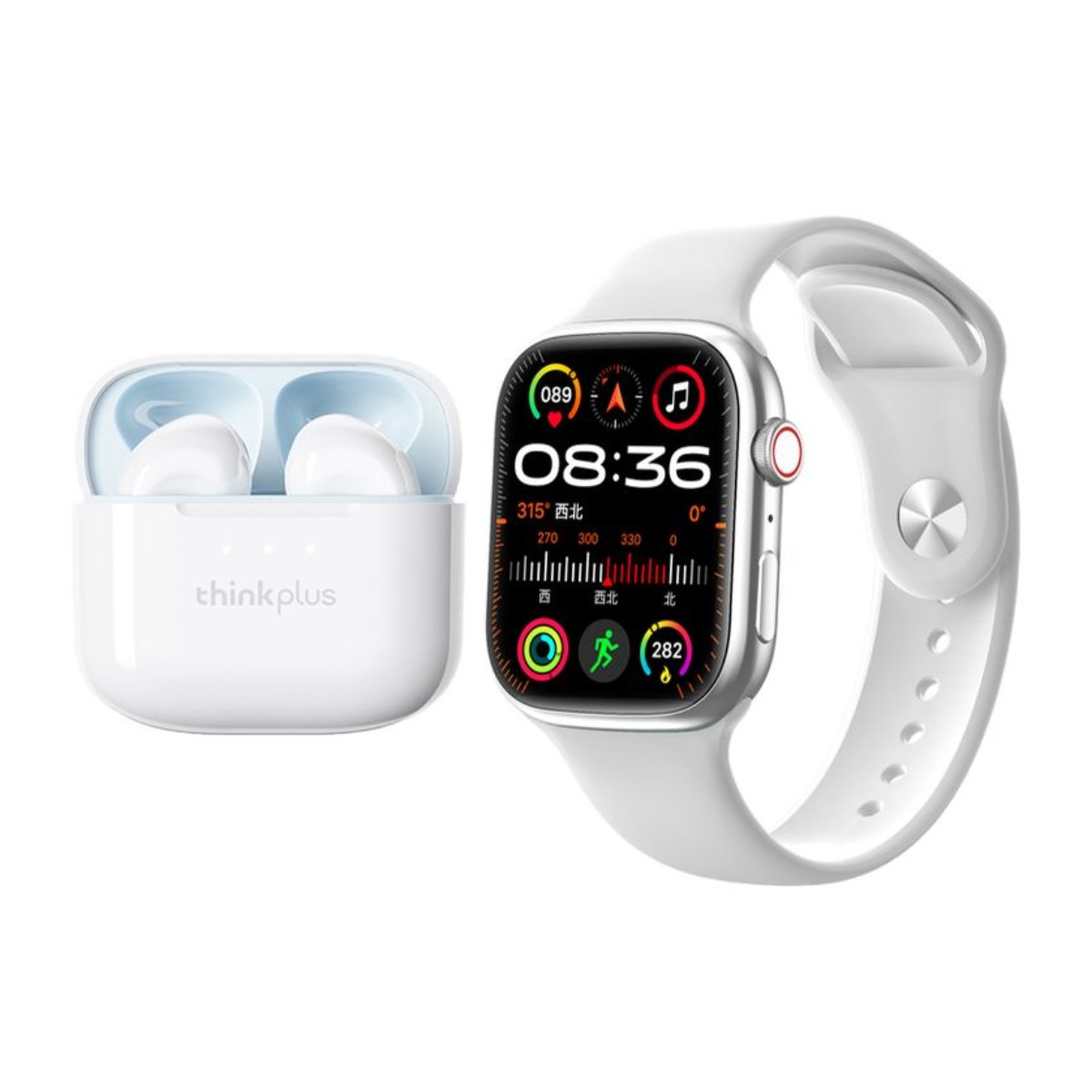 Audífonos Bluetooth Lenovo LP23 y reloj inteligente