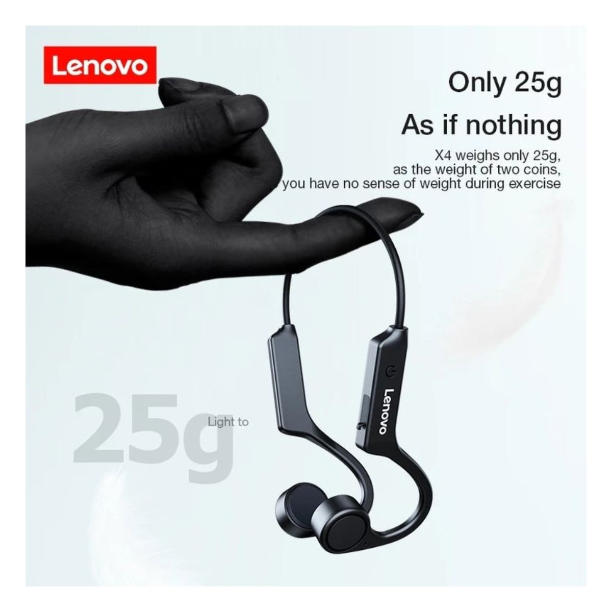 Audífonos Bluetooth Lenovo X4 - Negro