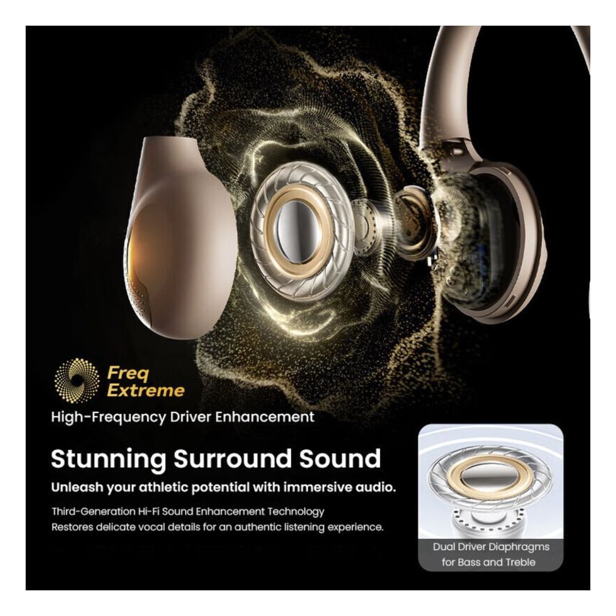 Audífonos Bluetooth Philips TAA1708 de conducción ósea