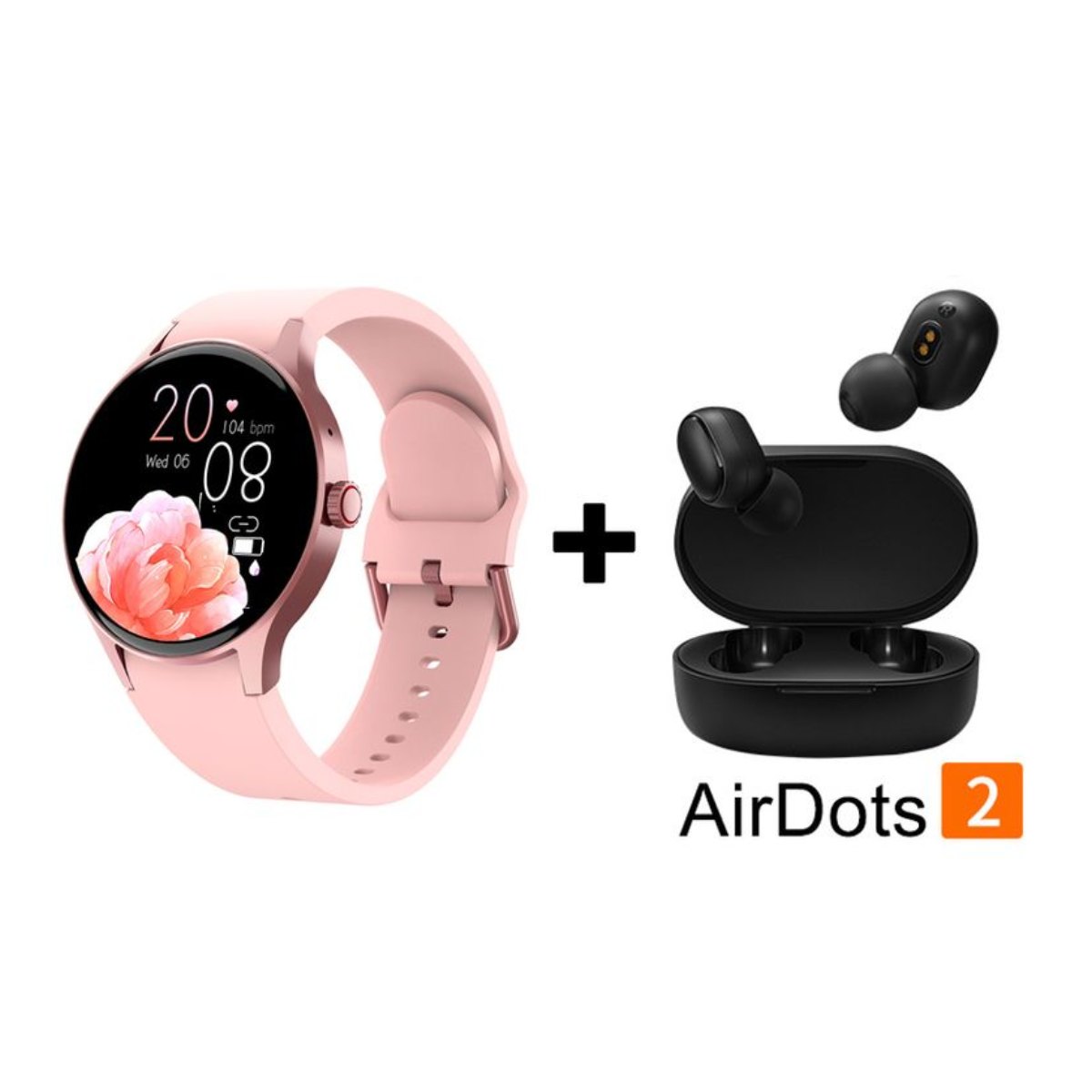 Audífonos Bluetooth Redmi Airdots 2 y Reloj Inteligente Y80