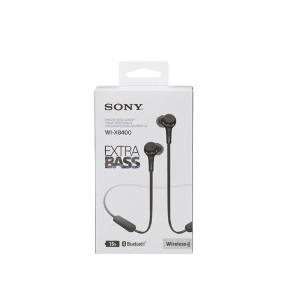 Audífonos Bluetooth Sony Wi-XB400 Negro