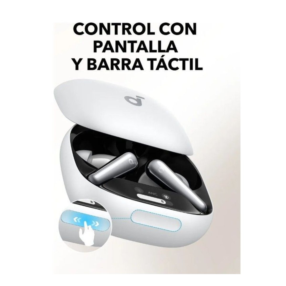 Audífonos Inalámbricos Soundcore Liberty 4 Pro NC con Cancelación de Ruido - Blanco Mate
