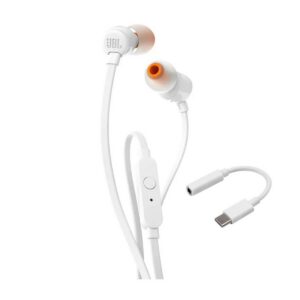 Audífonos JBL T110 Negro con Manos Libre Tecnología Hi Bass y Type C