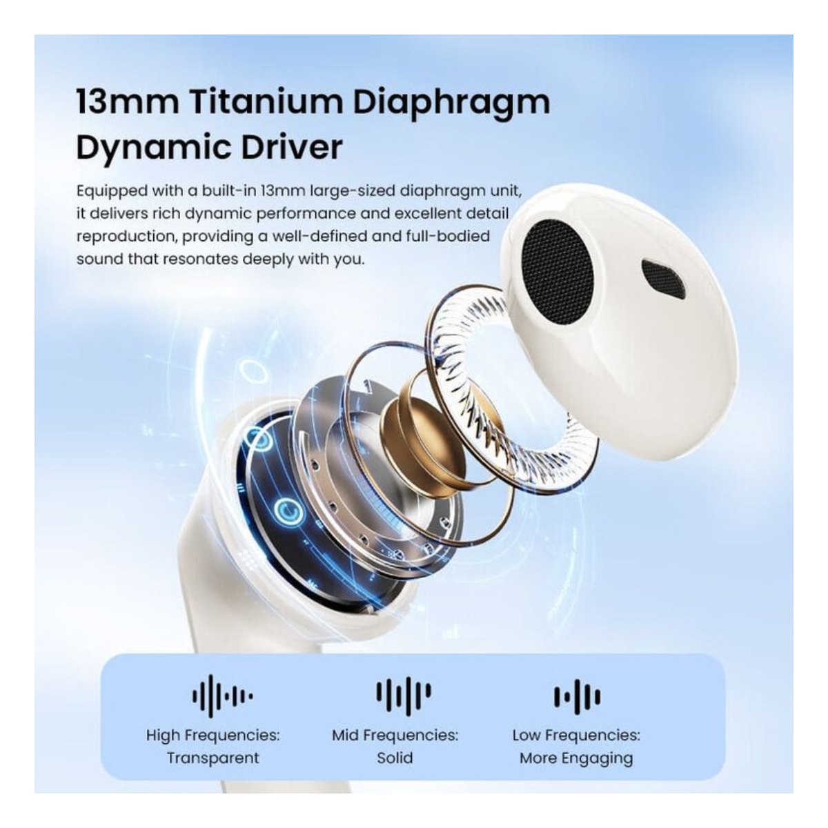 Audífonos Philips True Wireless Bluetooth TAT1199 - Blanco