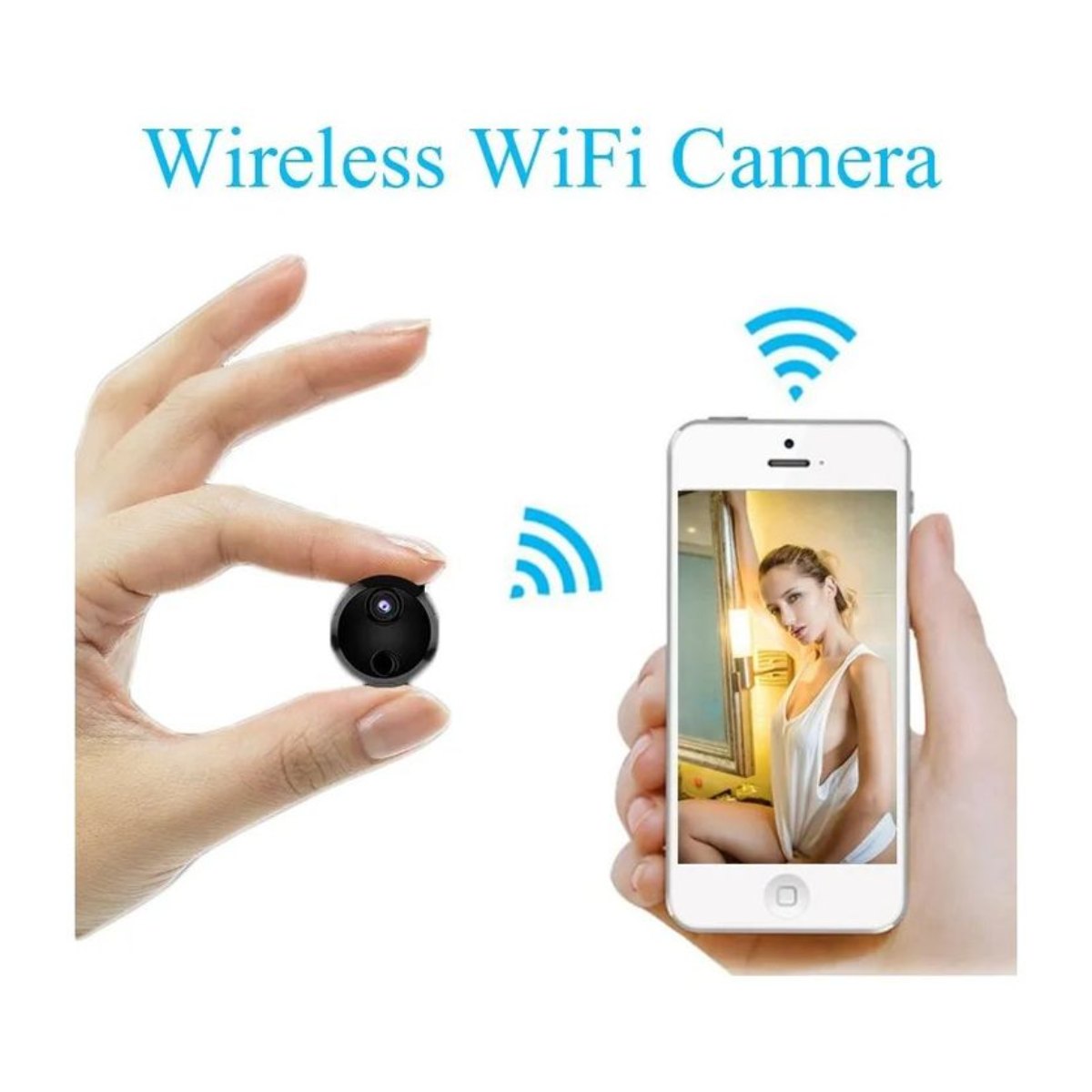 Cámara de seguridad para interiores inalámbrica WiFi 1080p
