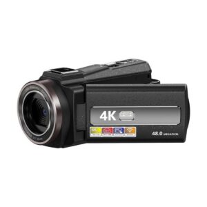Cámara de Video 4K60FPS 48MP RENVMEXY Incluye 64GB Negro