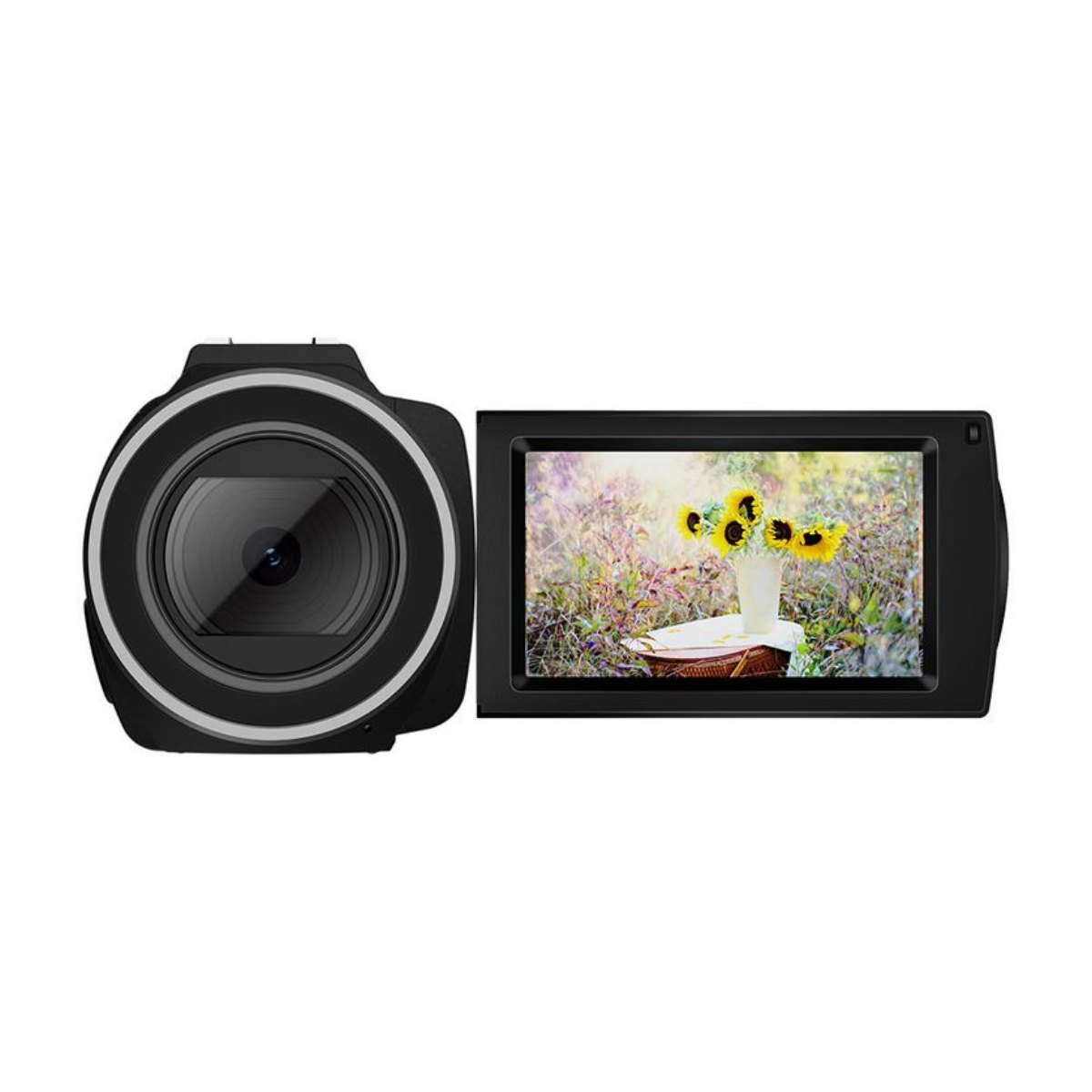 Cámara de Video 4K60FPS 48MP RENVMEXY Incluye 64GB Negro