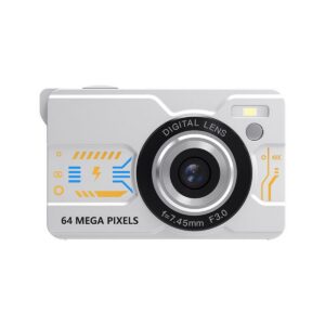 Cámara Digital 4K 56MP Compacta con Luz para Estudiantes y Hogar
