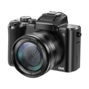 Cámara Digital 8K/48MP WiFi, 2 Lentes + Flash LED DC226