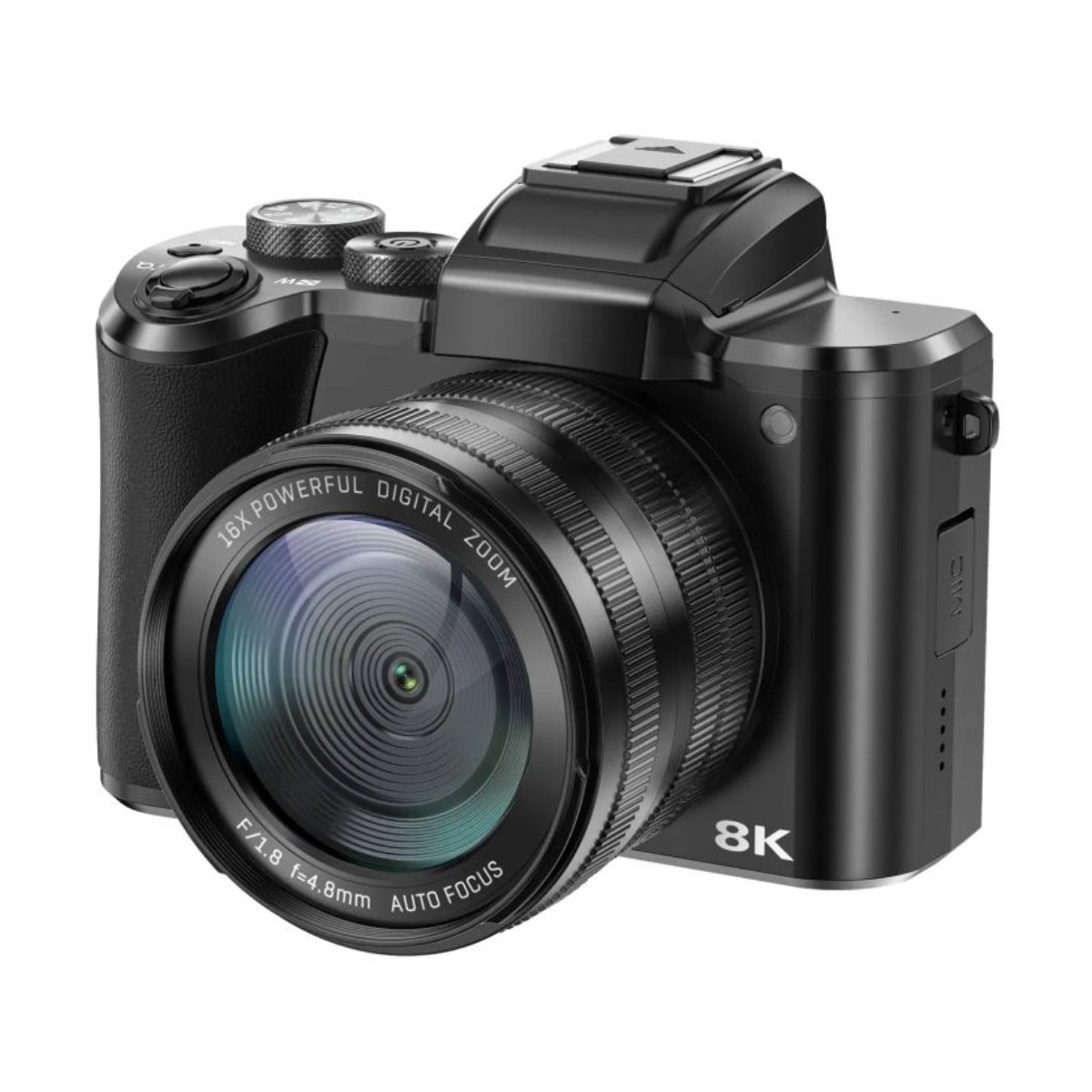 Cámara Digital 8K/48MP WiFi, 2 Lentes + Flash LED DC226