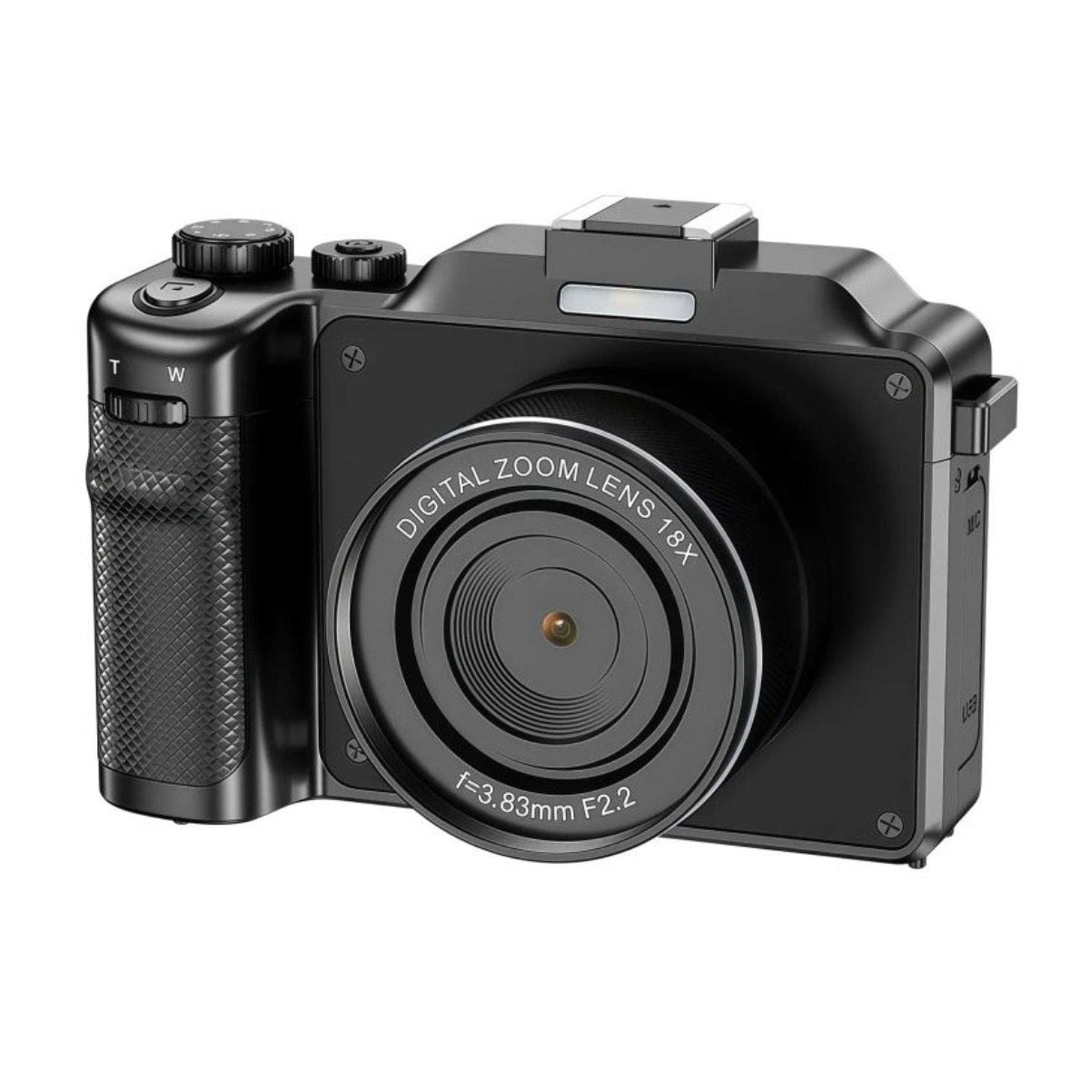 Cámara Digital Selfie SLR RENVMEXY 4K 48MP FSD-X9 Negro 64GB