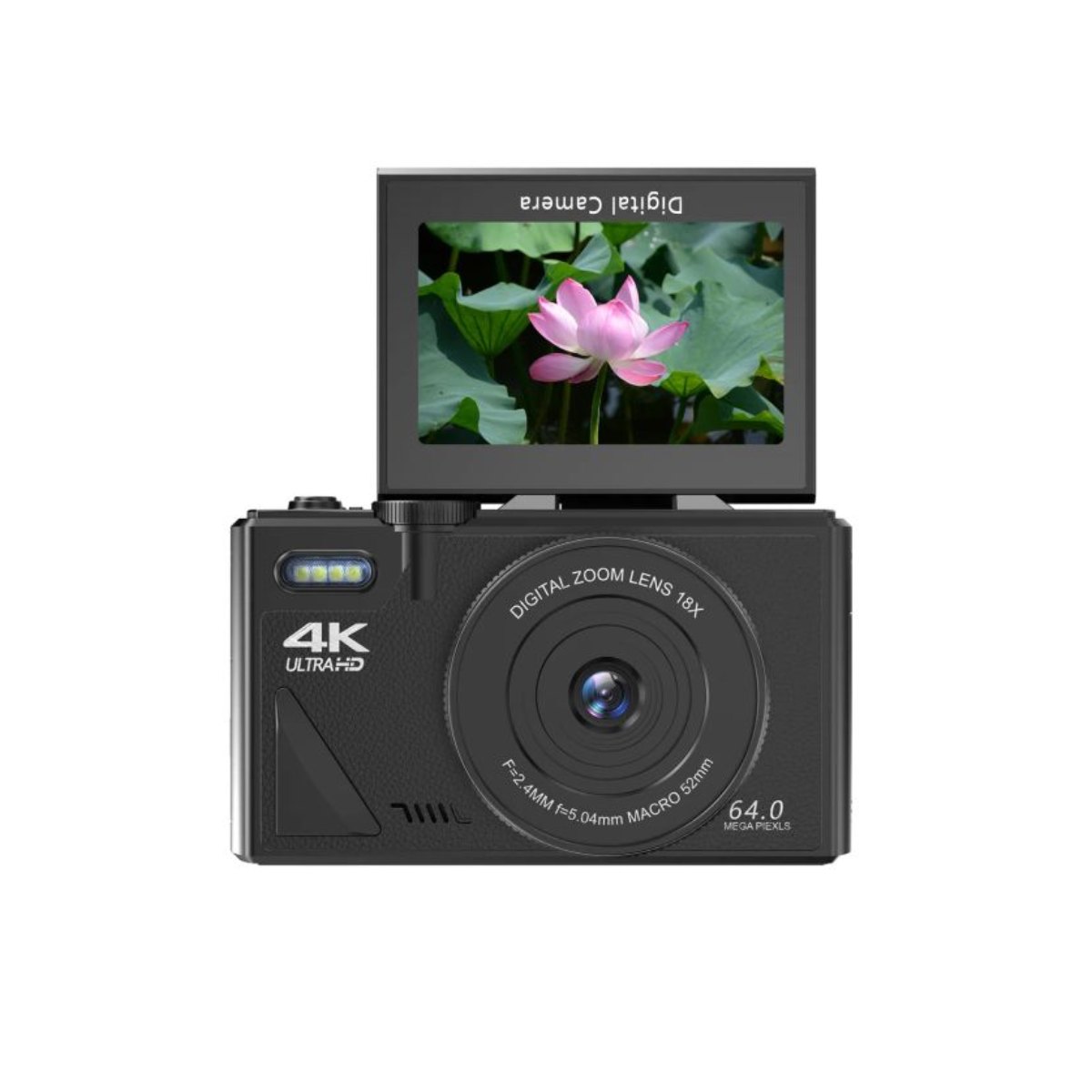Cámara digital WIFI 6400W RENVMEXY W1 64GB Negro