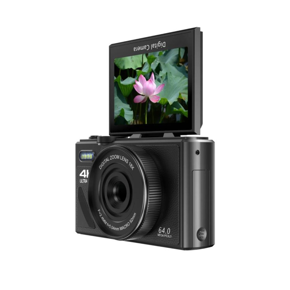Cámara digital WIFI 6400W RENVMEXY W1 64GB Negro