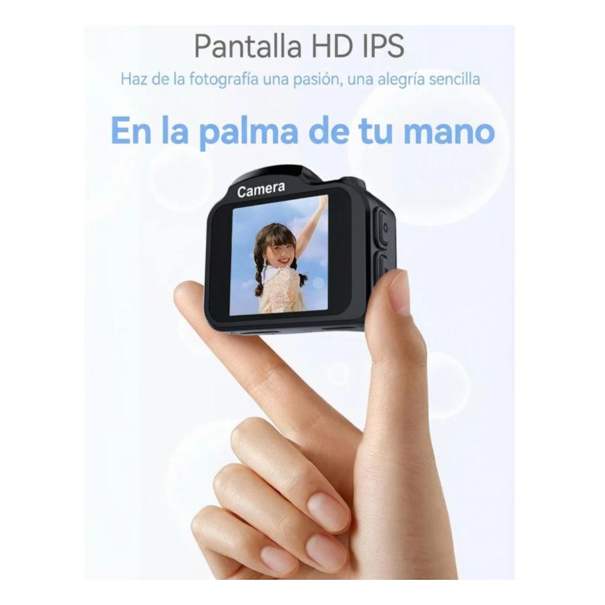Cámara Fotográfica 4K 64MP: Mini de Bolsillo con 19 Filtros, Ultra Ligera (30g) Ideal para