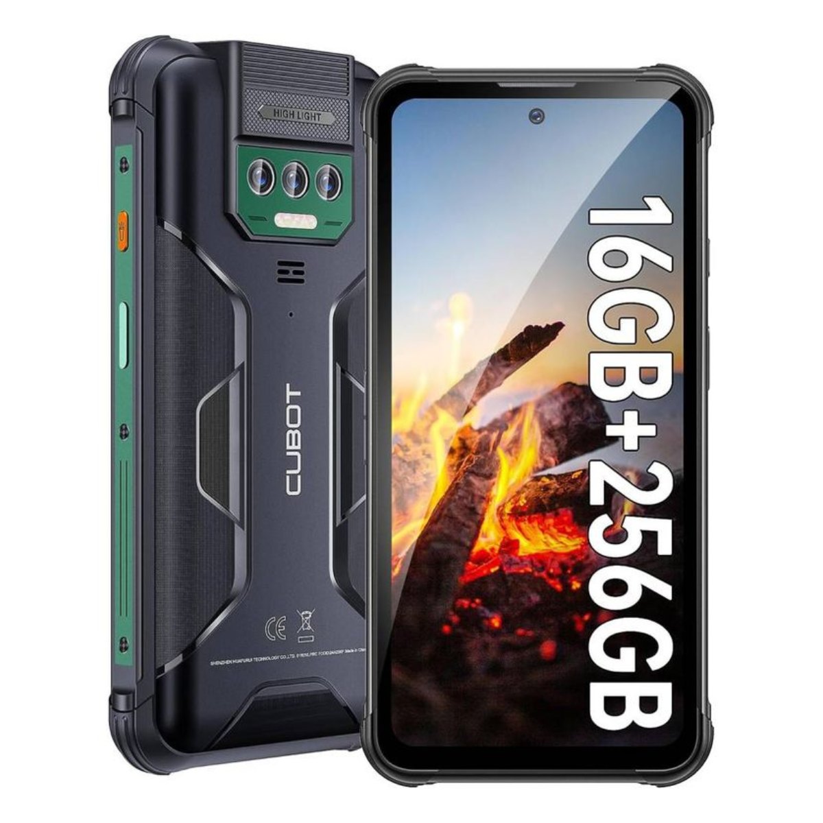 Celular Cubot KingKong Power 8GB+256GB -Verde
