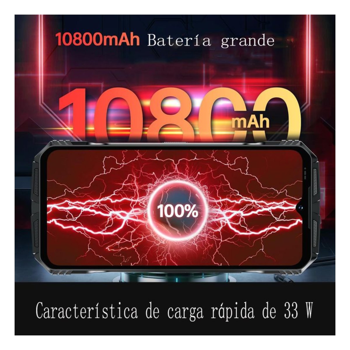 Celular Doogee S118 20GB+512GB-Rojo