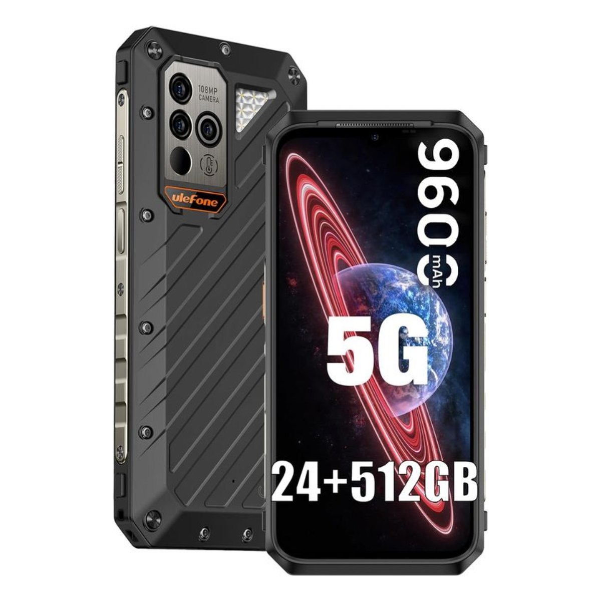 Celular Ulefone ARMOR 18 ultra 658 pulgadas-Negro