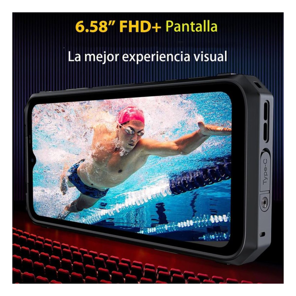 Celular Ulefone ARMOR 18 ultra 658 pulgadas-Negro