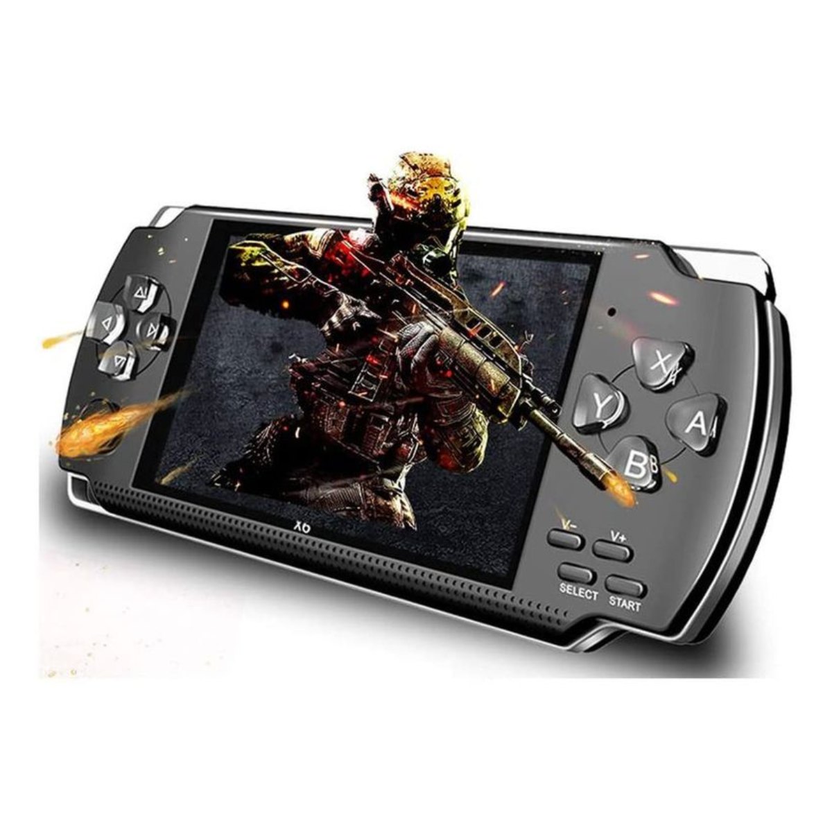 Consola retro de videojuegos X6 8GB - Negro