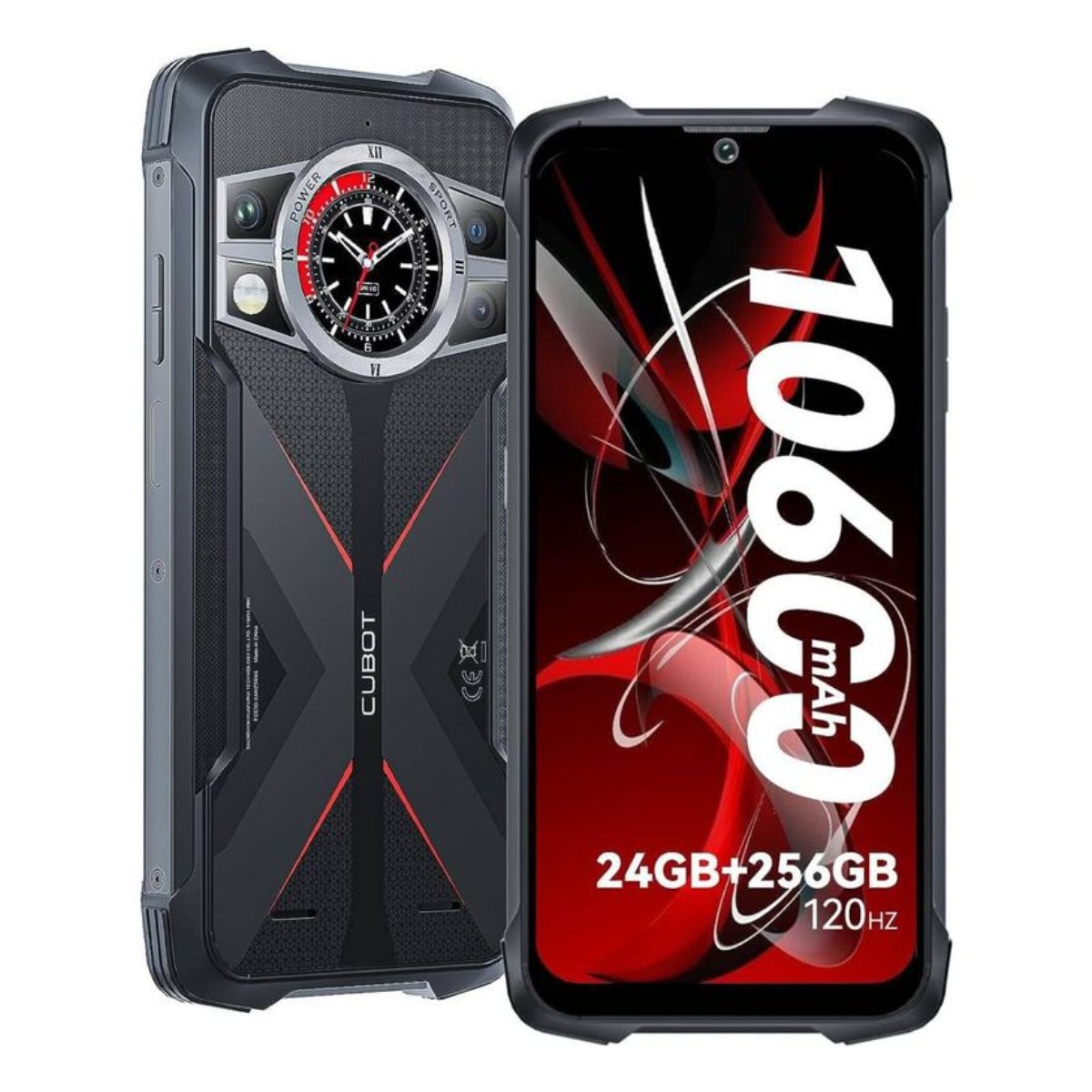 Cubot KingKong 9 24GB+256GB-Negro