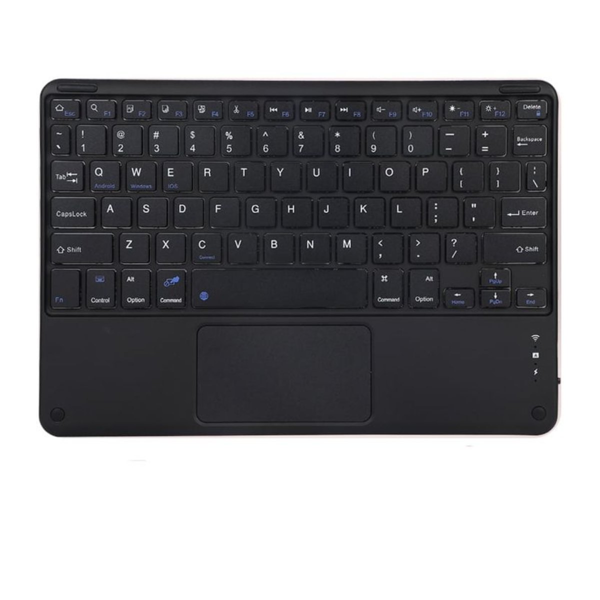 Funda Con Teclado Bluetooth Touch Para Ipad 10.2 Air10.5 Pro10.5 Negro
