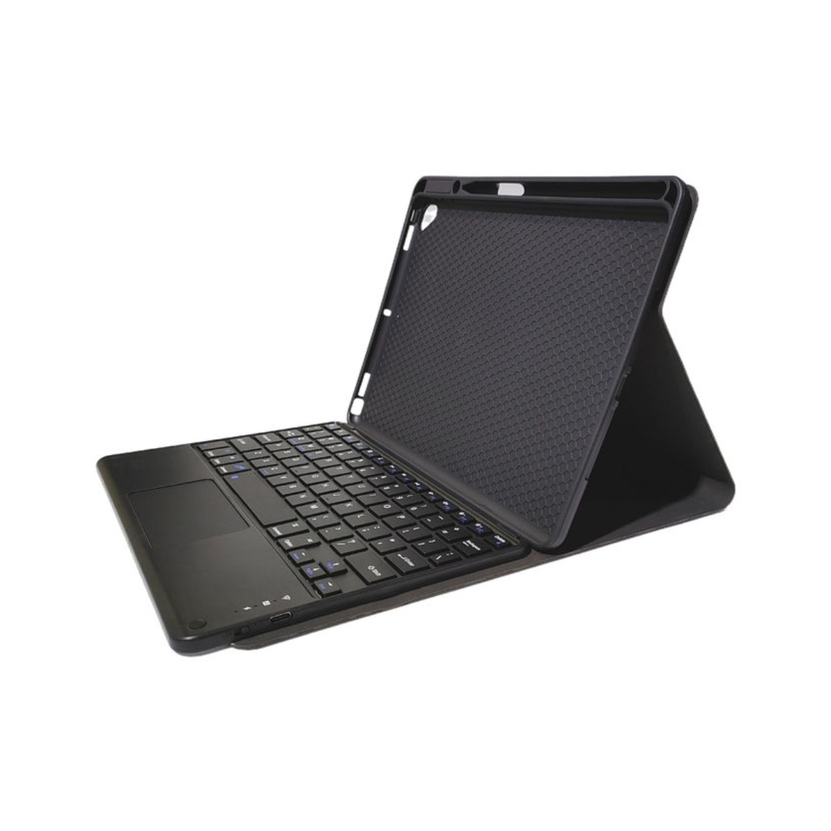 Funda Con Teclado Bluetooth Touch Para Ipad 10.2 Air10.5 Pro10.5 Negro