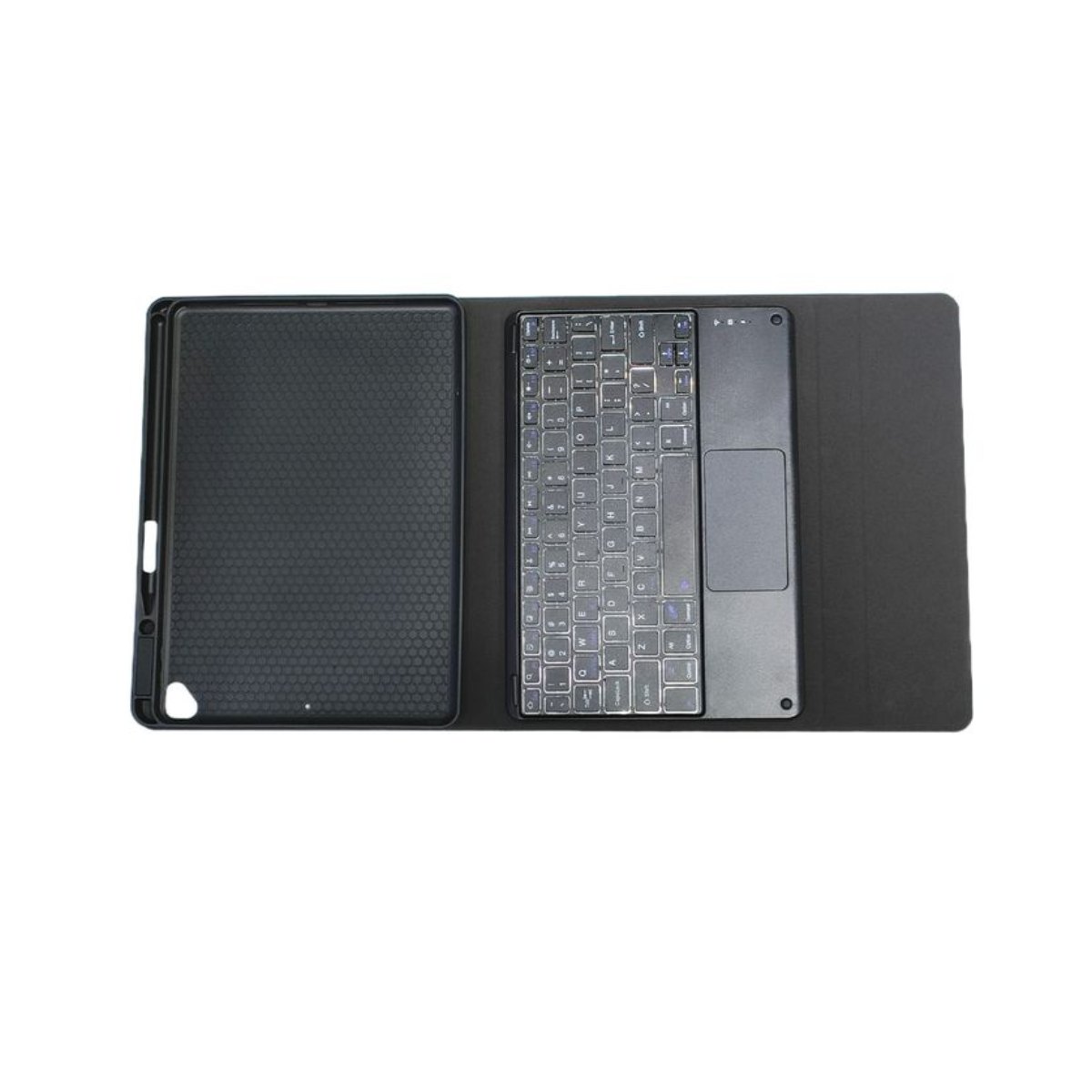 Funda Con Teclado Bluetooth Touch Para Ipad 10.2 Air10.5 Pro10.5 Negro