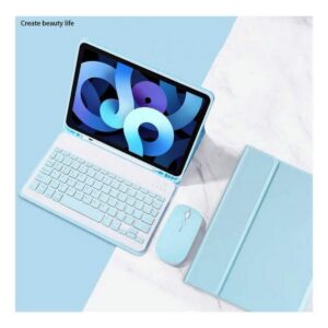 Funda con Teclado Ratón Ñ Para para iPad Pro 11-Azul
