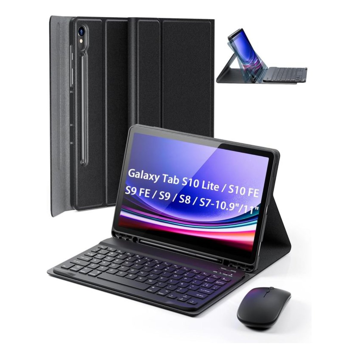 Funda Teclado de Español Ñ para Samsung S10Lite y S10FE y S9FE S9 S8