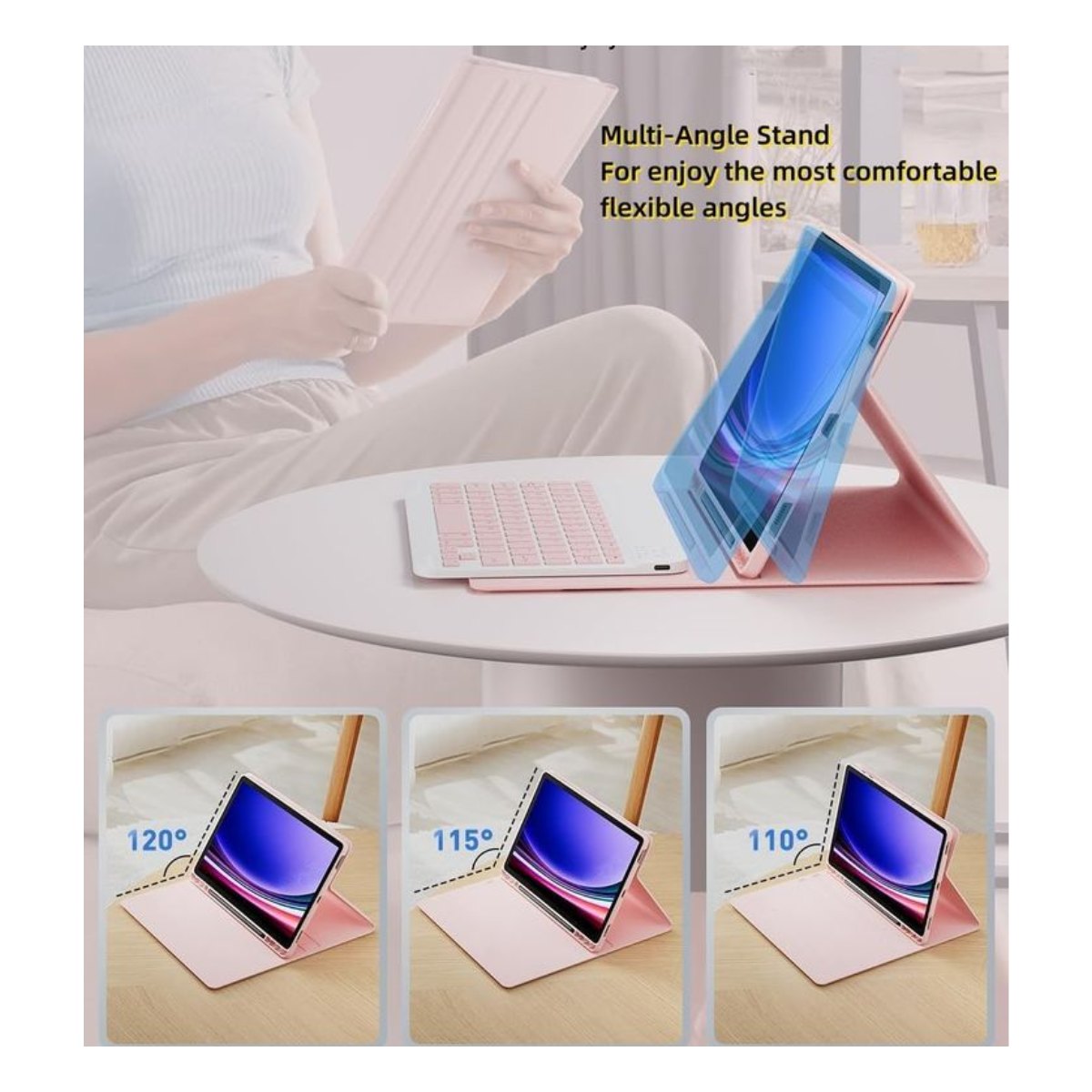 Funda Teclado de Español Ñ para Samsung S10Lite y S10FE y S9FE S9 S8