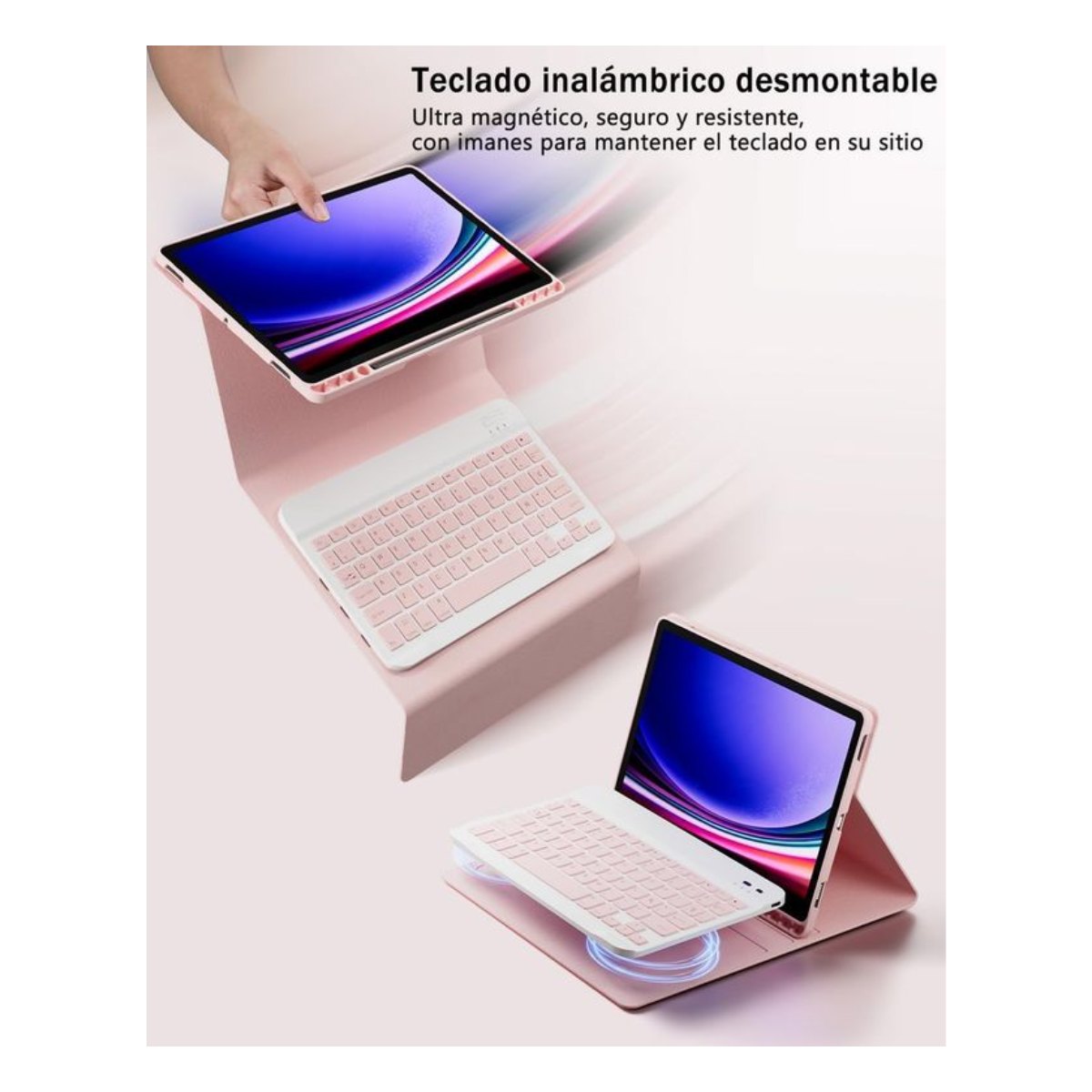 Funda Teclado de Español Ñ para Samsung S10Lite y S10FE y S9FE S9 S8