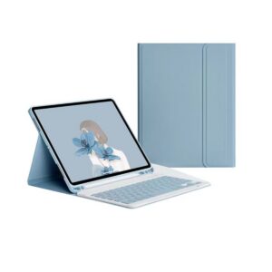 Funda Teclado de Español para iPad 10.9 10ª y iPad A16-Azul