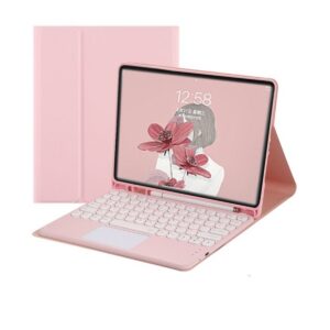 Funda Teclado de Español para iPad 10.9 10ª y iPad A16-rosa