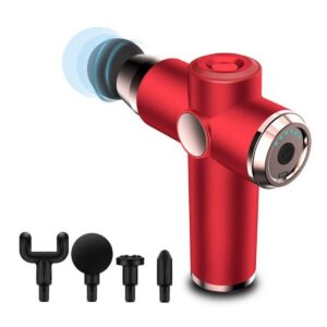 M506 Pistola Masajeador Muscular Recargable - Rojo