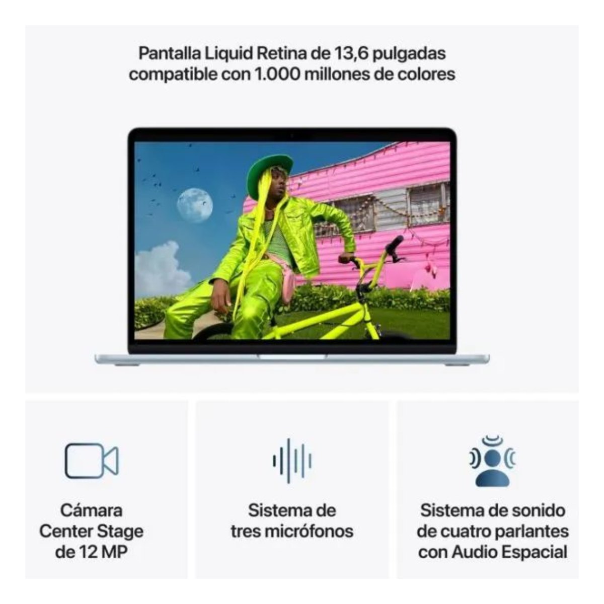 MacBook Air 13, M5 w 10C CPU, 8C GPU, 16GB, 512GB SSD Midnight