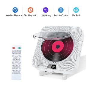 Pantalla LED Reproductor de CD portátil Altavoces Bluetooth estéreo