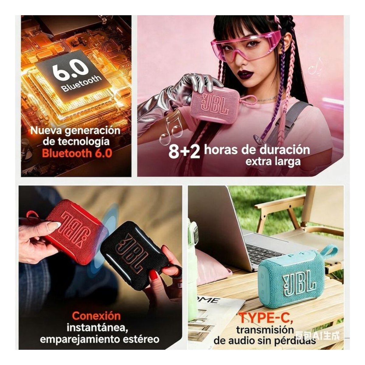 Parlante JBL Go 5 Original Bluetooth 6.0 IP68