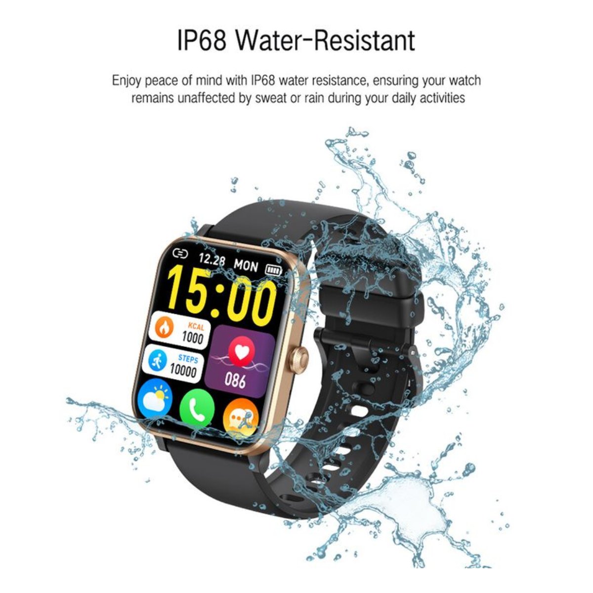 Reloj inteligente Bluetooth blanquecino + Audífonos Lenovo LP40 pro