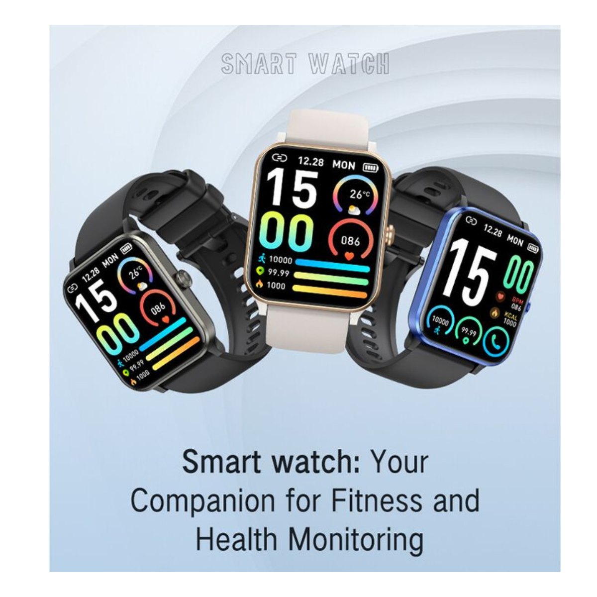 Reloj inteligente Bluetooth blanquecino + Audífonos Lenovo LP40 pro