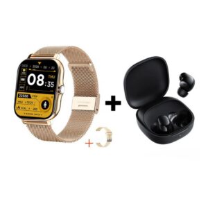 Reloj inteligente Dorado de 183 pulgadas + combo Xiaomi Redmi AirDots2