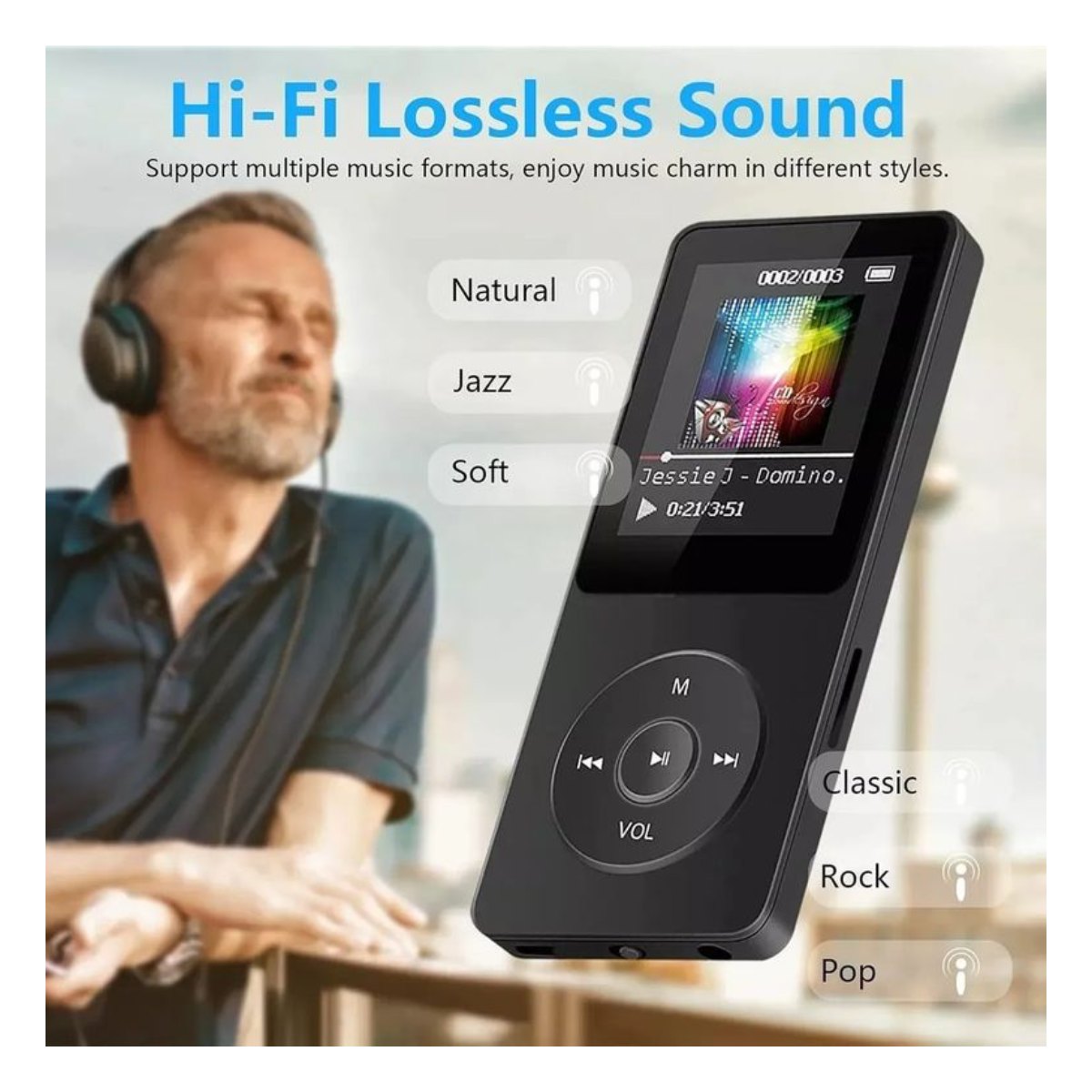 Reproductor De Música Bluetooth Mp3 Mp4 Grabadora De Radio