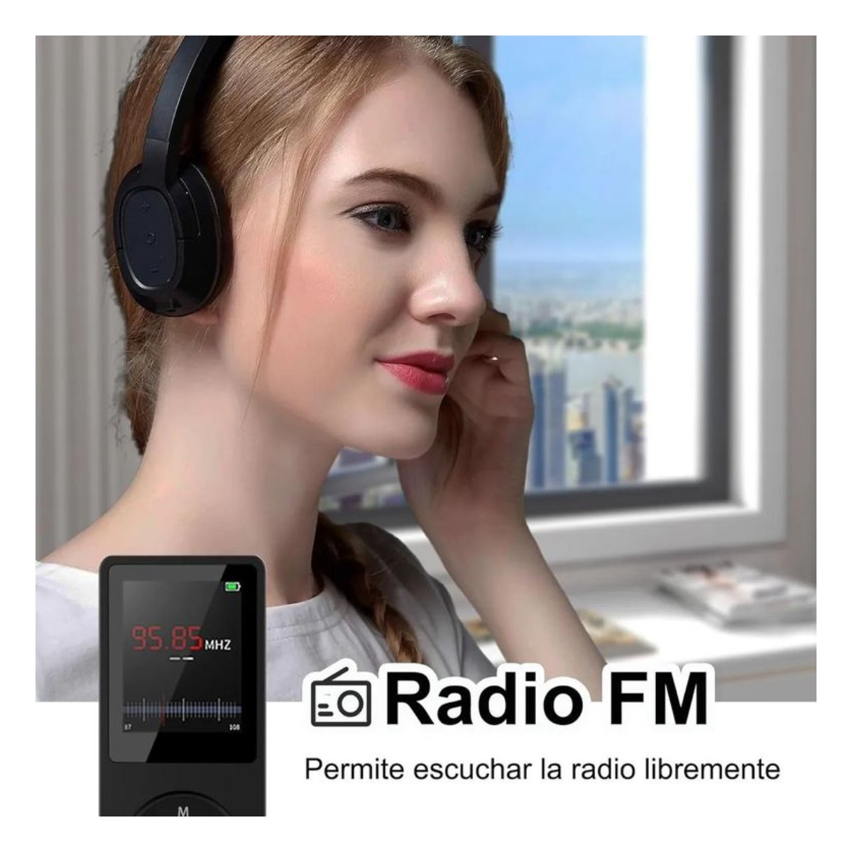 Reproductor De Música Bluetooth Mp3 Mp4 Grabadora De Radio