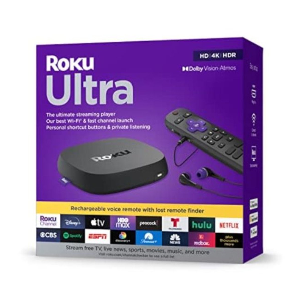Roku Ultra LT Streaming 4K/HDR/Dolby