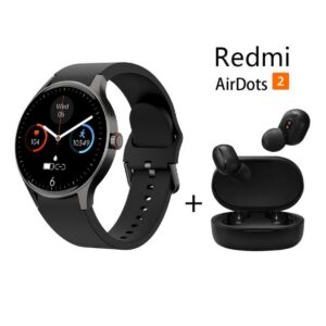 S46 reloj inteligente deportivo + combo Redmi AirDots 2 - Negro